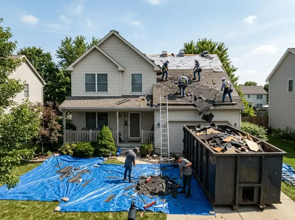 roof-replacement-debris-remova-004 — frequently asked questions, Cheapest Dumpster Rentals in Rockville, IN